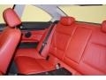 Coral Red/Black Rear Seat Photo for 2008 BMW 3 Series #84002070