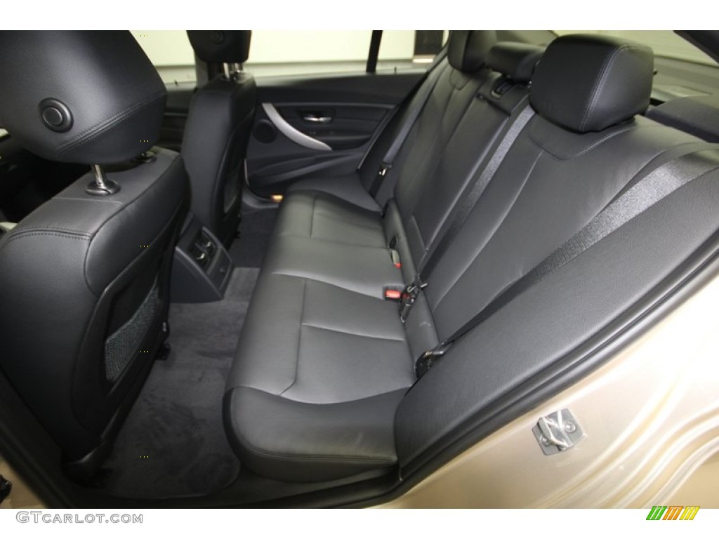Black Interior 2013 BMW 3 Series 328i Sedan Photo #84002151