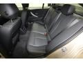 2013 BMW 3 Series Black Interior Rear Seat Photo