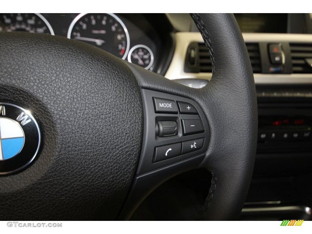 2013 3 Series 328i Sedan - Orion Silver Metallic / Black photo #23