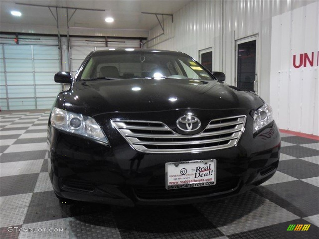 2008 Camry Hybrid - Black / Bisque photo #2