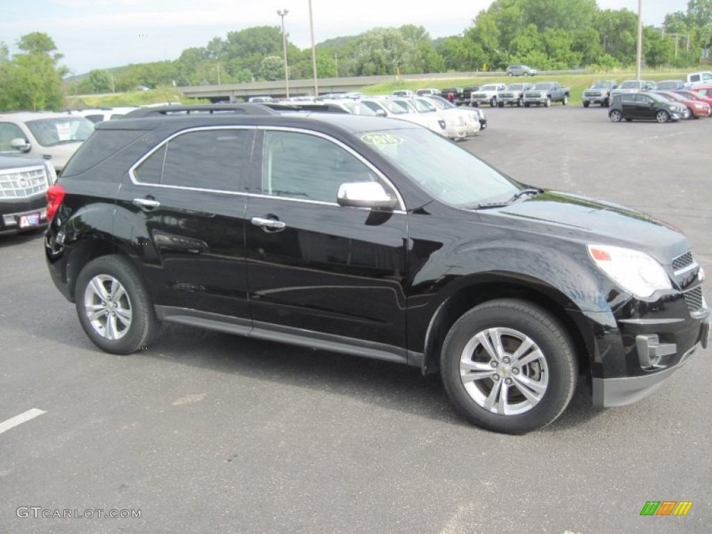 2010 Equinox LT AWD - Black / Jet Black photo #3