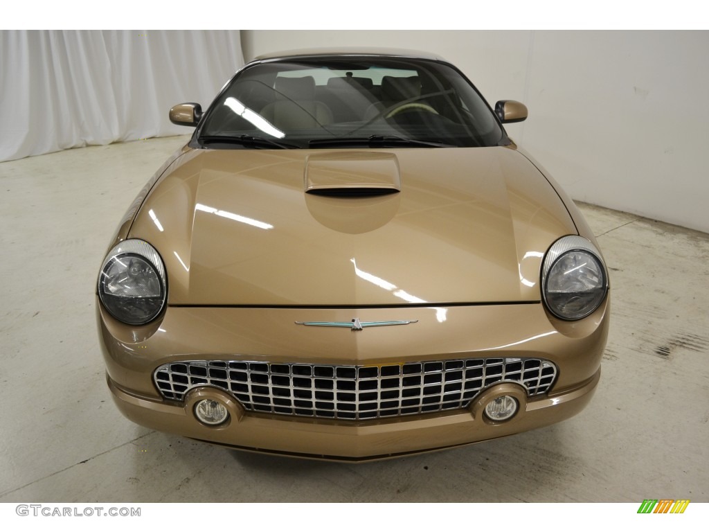 2005 Thunderbird Premium Roadster - Bronze Metallic / Black Ink/Light Sand photo #10