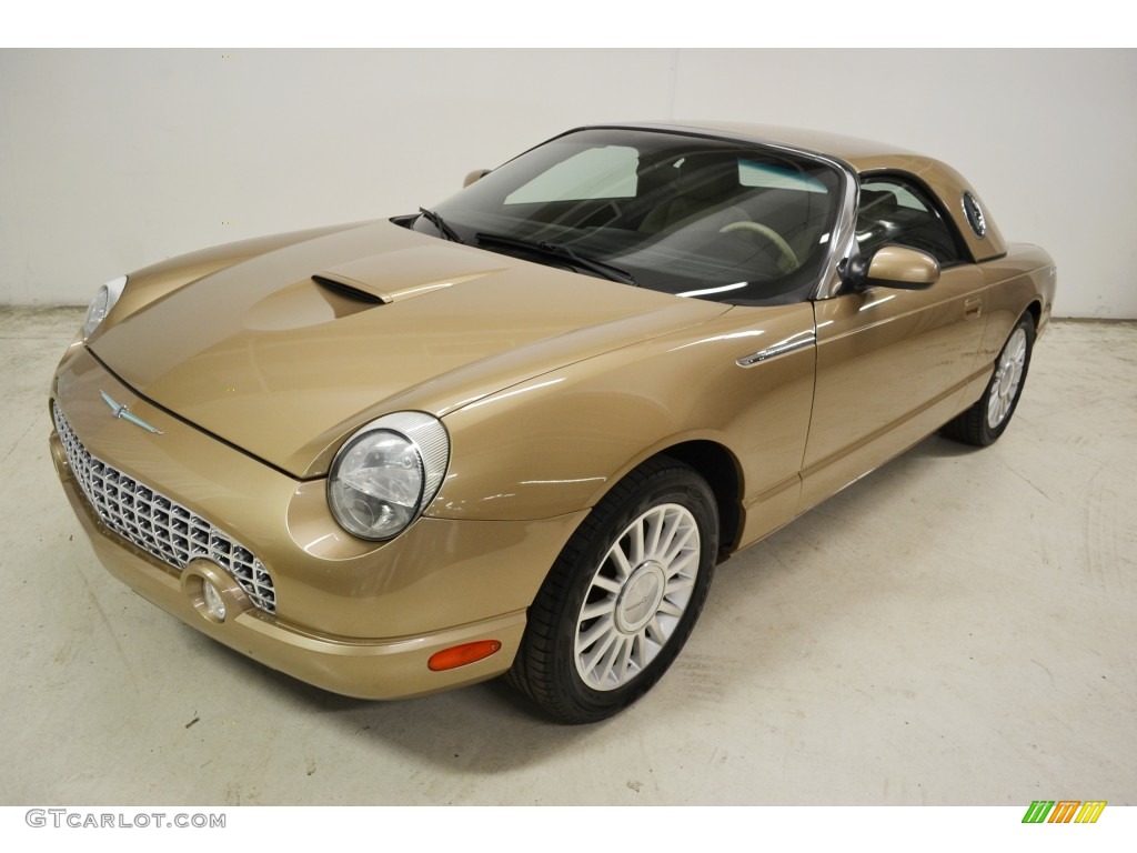 2005 Thunderbird Premium Roadster - Bronze Metallic / Black Ink/Light Sand photo #11