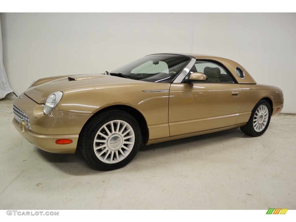 2005 Thunderbird Premium Roadster - Bronze Metallic / Black Ink/Light Sand photo #12