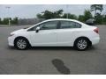 Taffeta White - Civic LX Sedan Photo No. 3