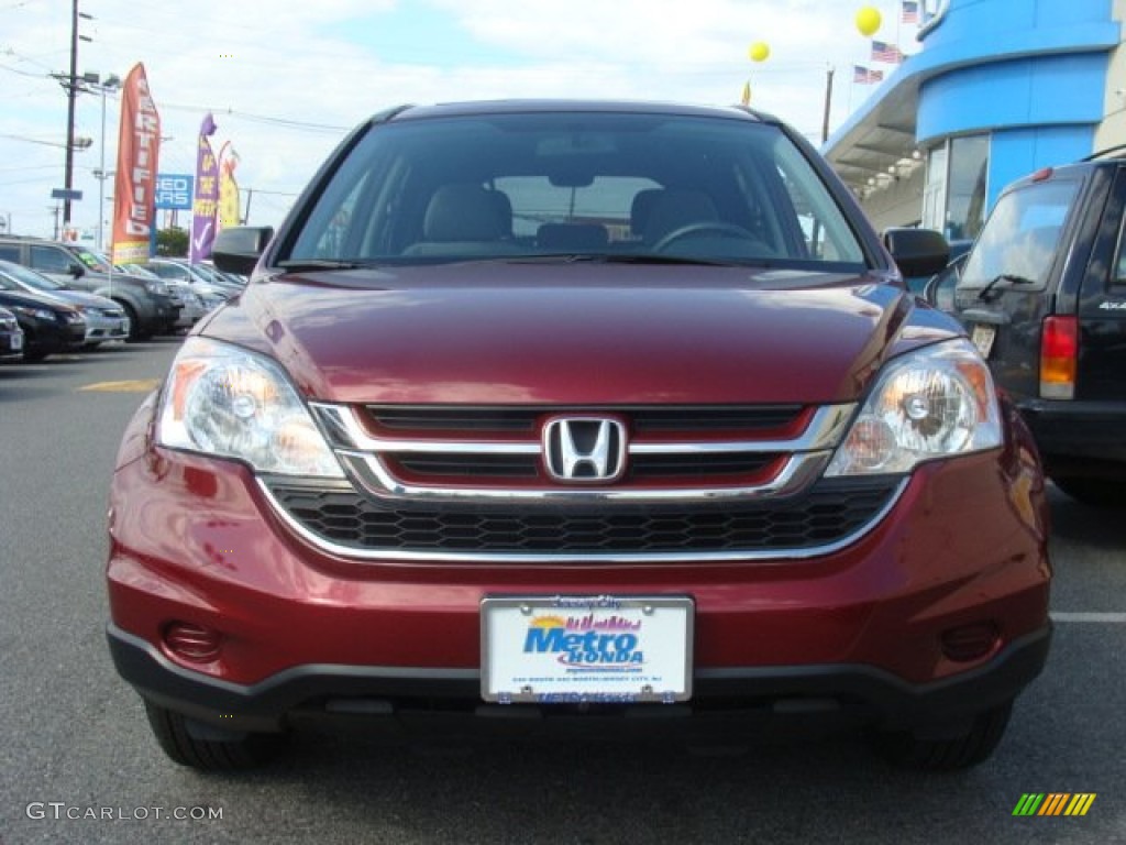 2010 CR-V EX AWD - Tango Red Pearl / Gray photo #2