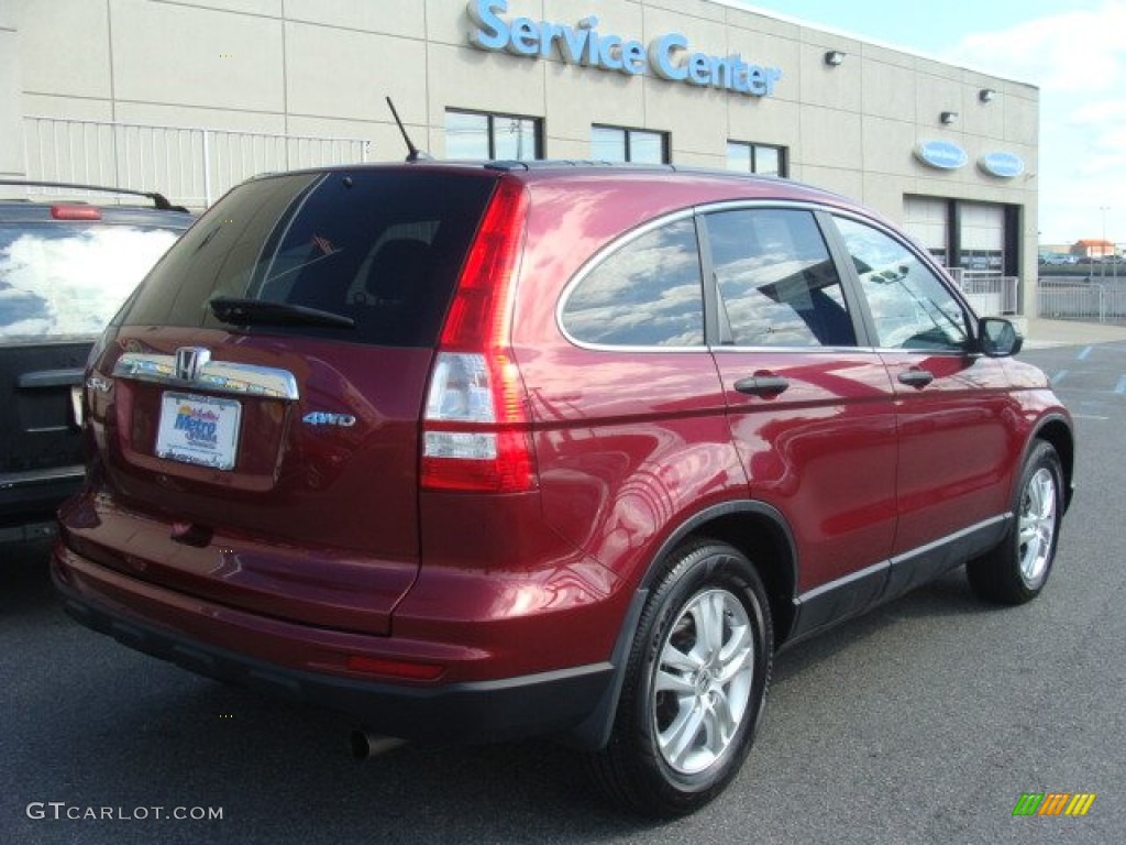 2010 CR-V EX AWD - Tango Red Pearl / Gray photo #4