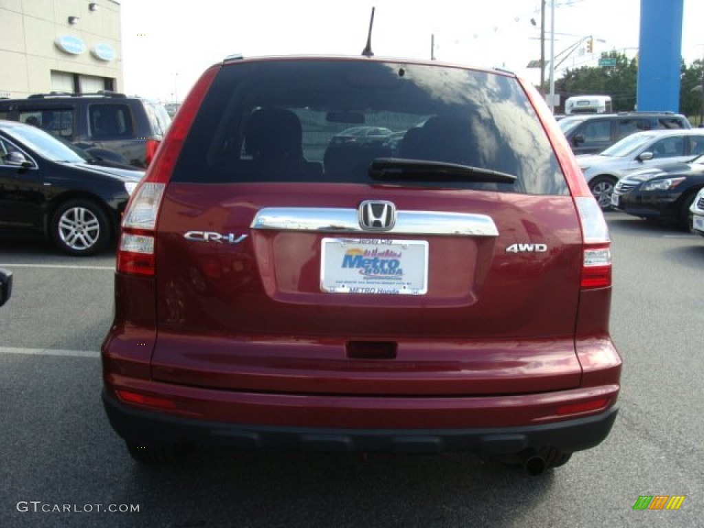 2010 CR-V EX AWD - Tango Red Pearl / Gray photo #5