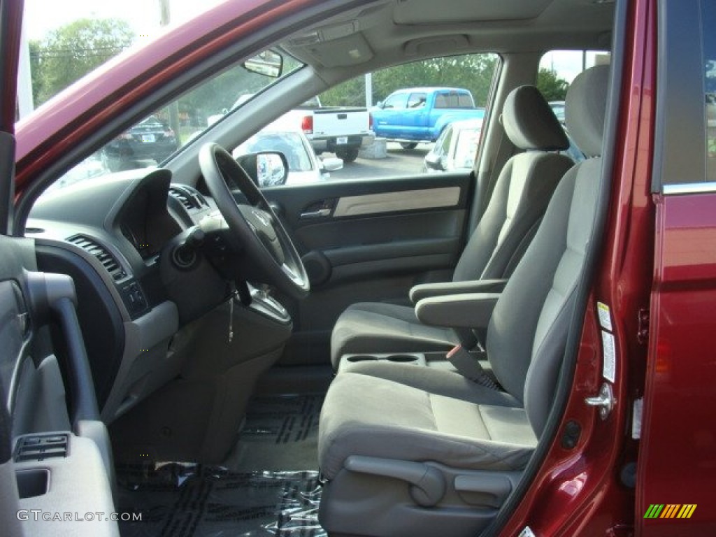 2010 CR-V EX AWD - Tango Red Pearl / Gray photo #8