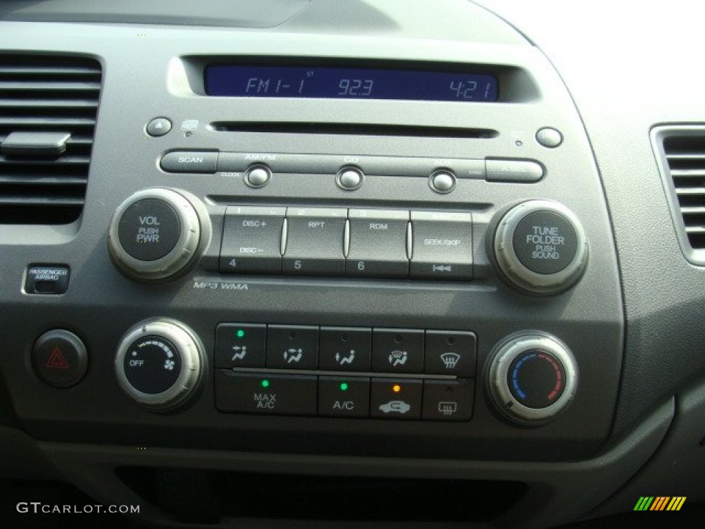 2010 Civic LX Sedan - Polished Metal Metallic / Gray photo #12