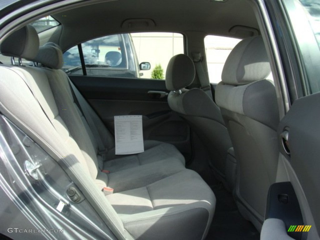 2010 Civic LX Sedan - Polished Metal Metallic / Gray photo #13