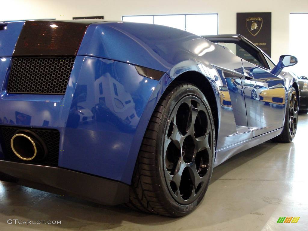 2008 Gallardo Spyder - Blu Caelum (Blue) / Blu Scylla/Bianco Polar photo #24