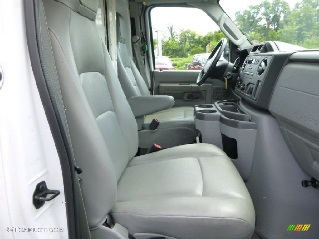 Medium Flint Interior 2012 Ford E Series Cutaway E350 Moving Truck Photo #84006075