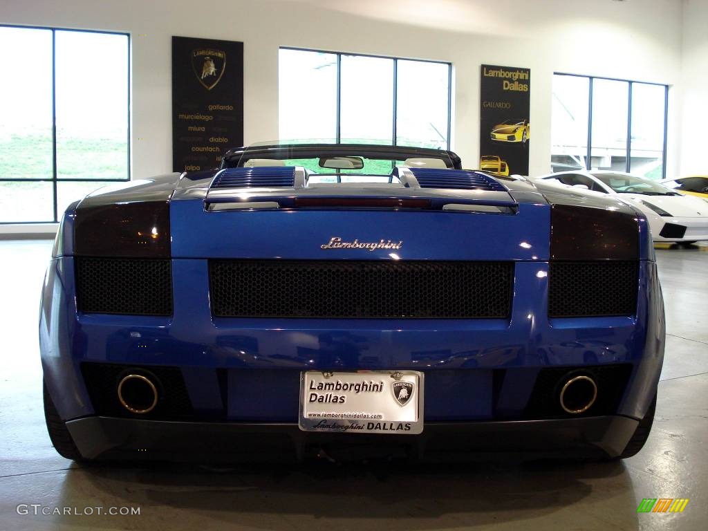 2008 Gallardo Spyder - Blu Caelum (Blue) / Blu Scylla/Bianco Polar photo #25