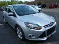 2014 Ingot Silver Ford Focus Titanium Sedan  photo #1