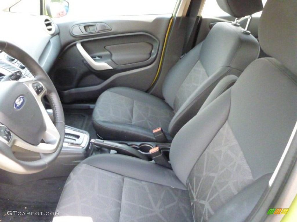 Charcoal Black Interior 2013 Ford Fiesta SE Sedan Photo #84007401