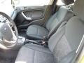 Charcoal Black 2013 Ford Fiesta SE Sedan Interior Color