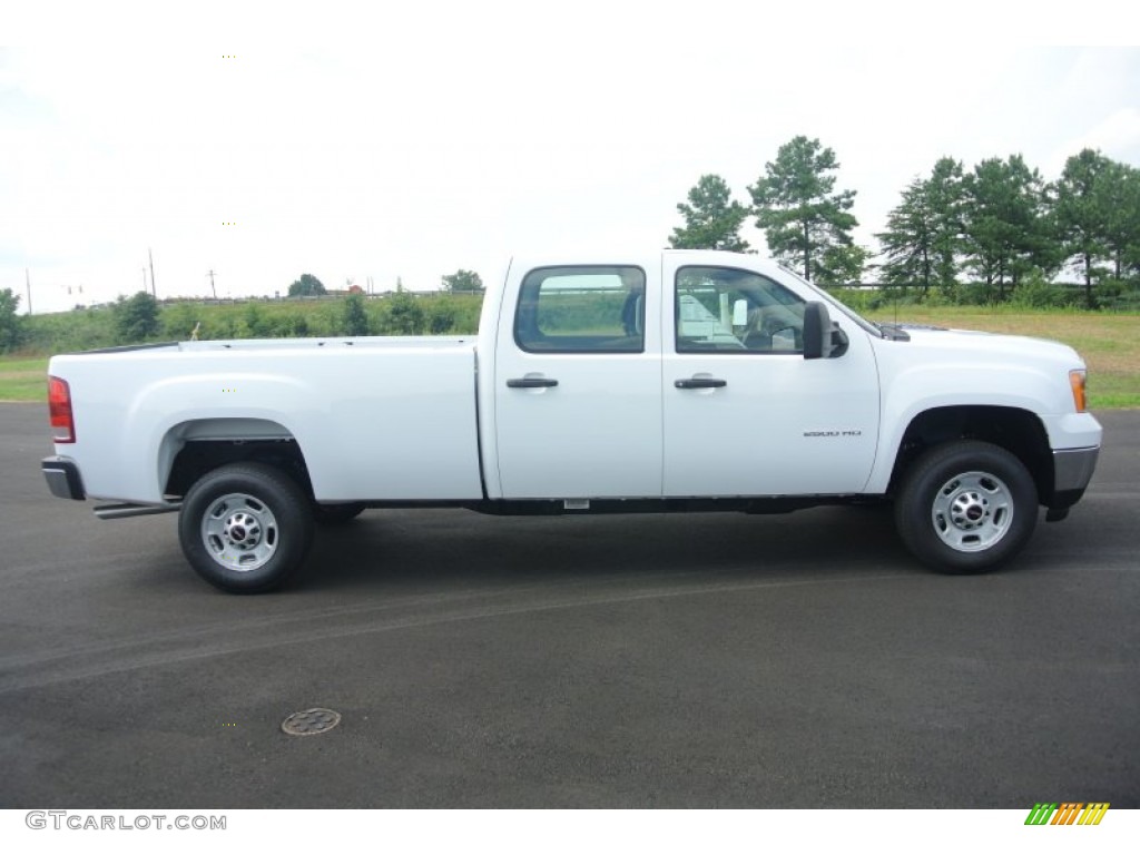 Summit White 2014 GMC Sierra 2500HD Crew Cab 4x4 Exterior Photo #84007716