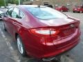2013 Ruby Red Metallic Ford Fusion SE 2.0 EcoBoost  photo #4