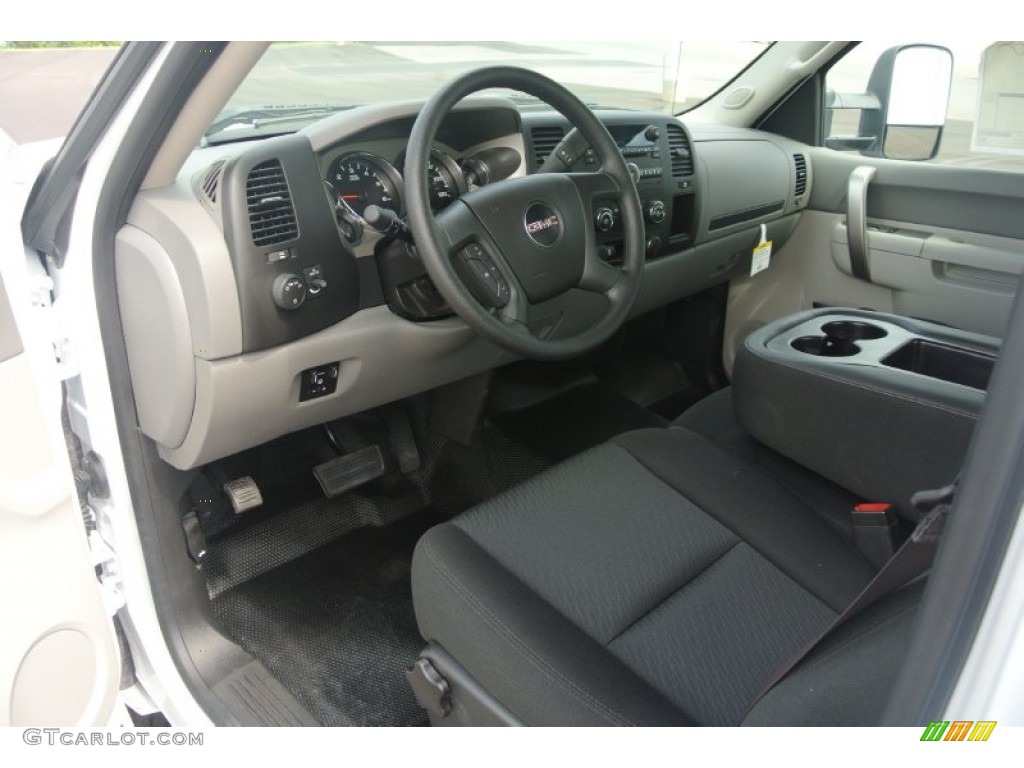 Dark Titanium Interior 2014 GMC Sierra 2500HD Crew Cab 4x4 Photo #84008019