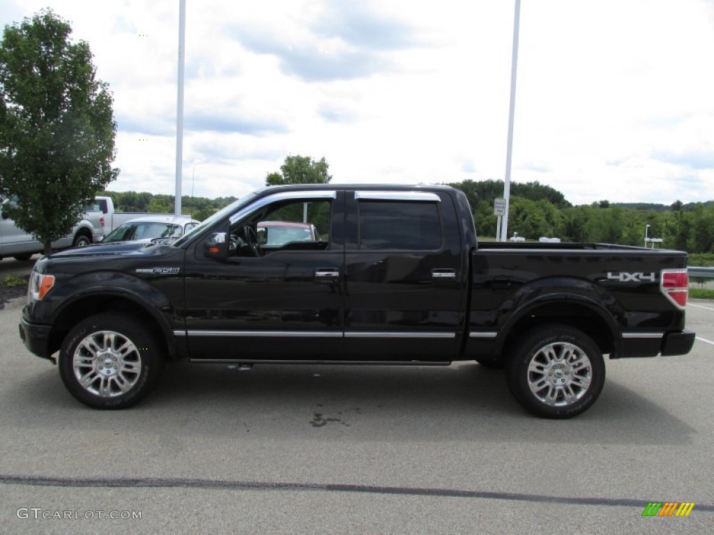 Ebony Black 2011 Ford F150 Platinum SuperCrew 4x4 Exterior Photo #84008145
