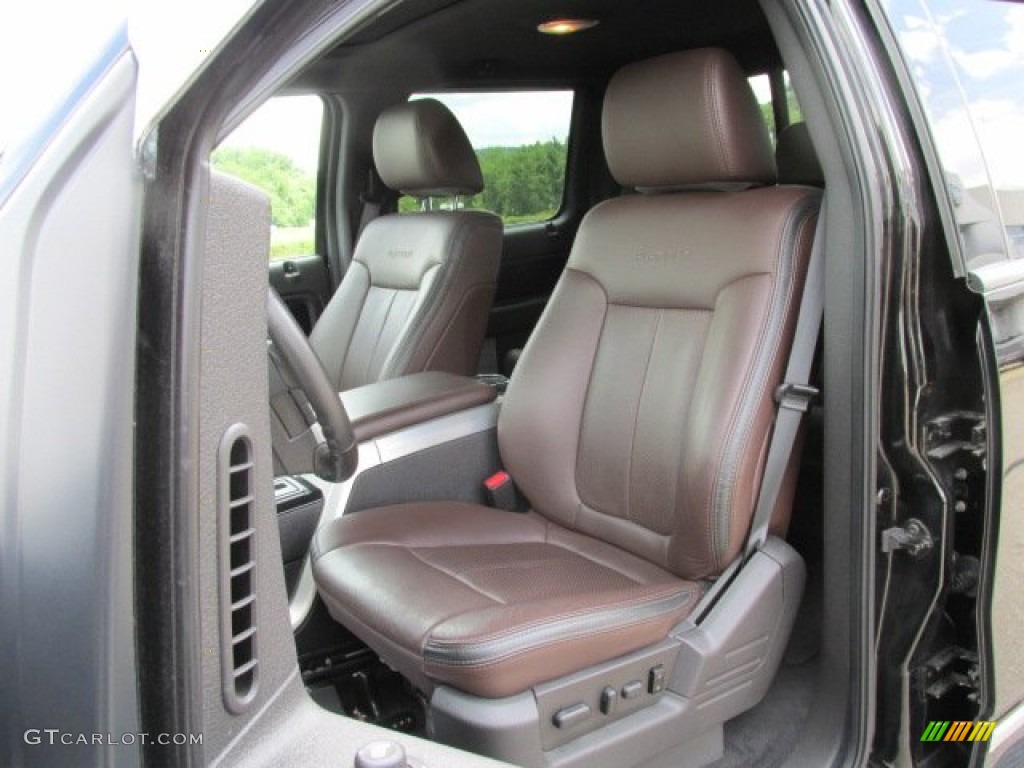 2011 Ford F150 Platinum SuperCrew 4x4 Front Seat Photo #84008322