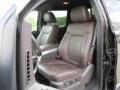 2011 Ford F150 Sienna Brown/Black Interior Front Seat Photo