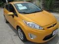 2012 Yellow Blaze Metallic Tri-coat Ford Fiesta SES Hatchback #83990705