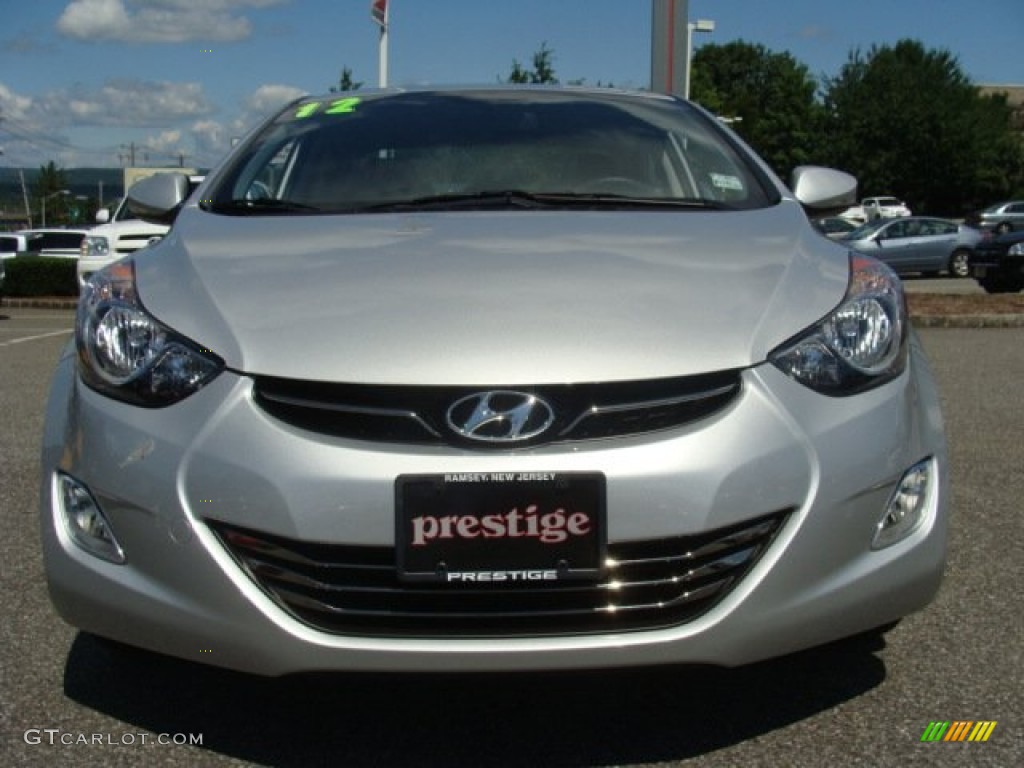 2012 Elantra Limited - Silver / Black photo #2