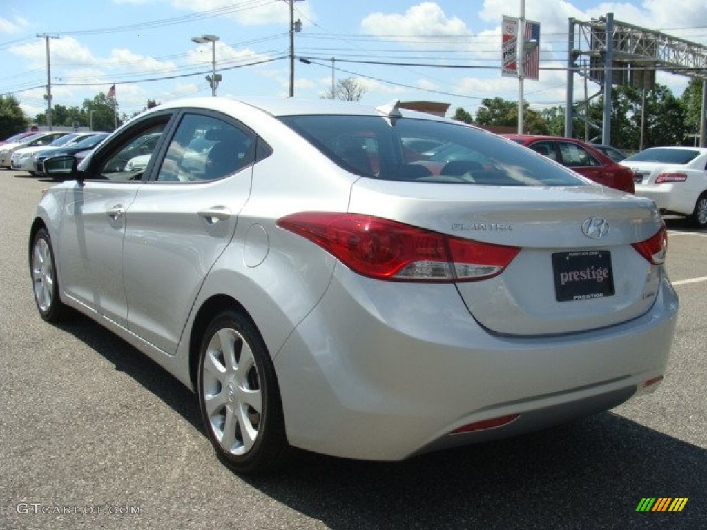2012 Elantra Limited - Silver / Black photo #4