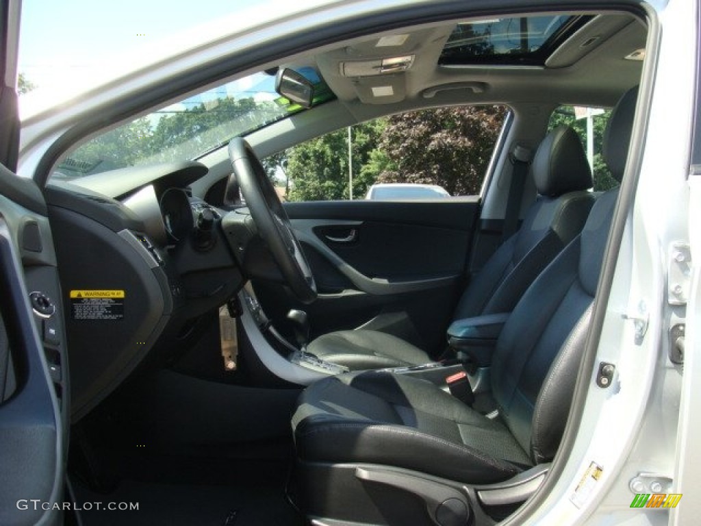 2012 Elantra Limited - Silver / Black photo #7