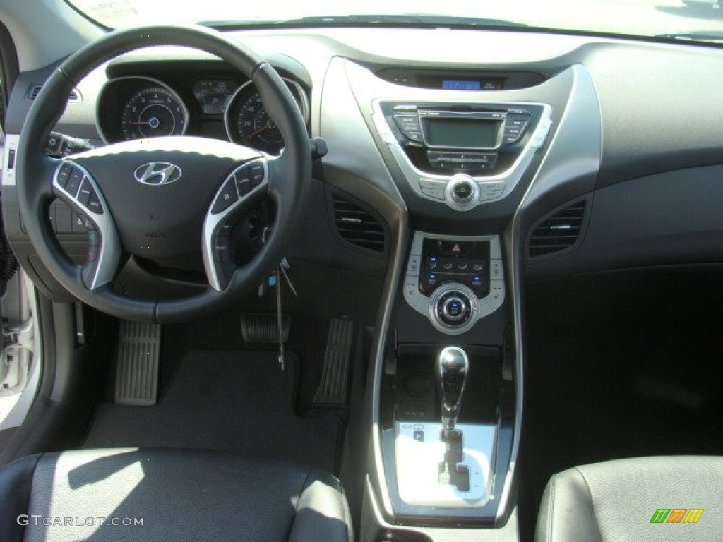 2012 Elantra Limited - Silver / Black photo #9