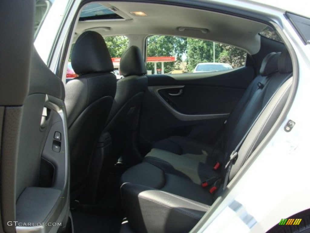 2012 Elantra Limited - Silver / Black photo #13