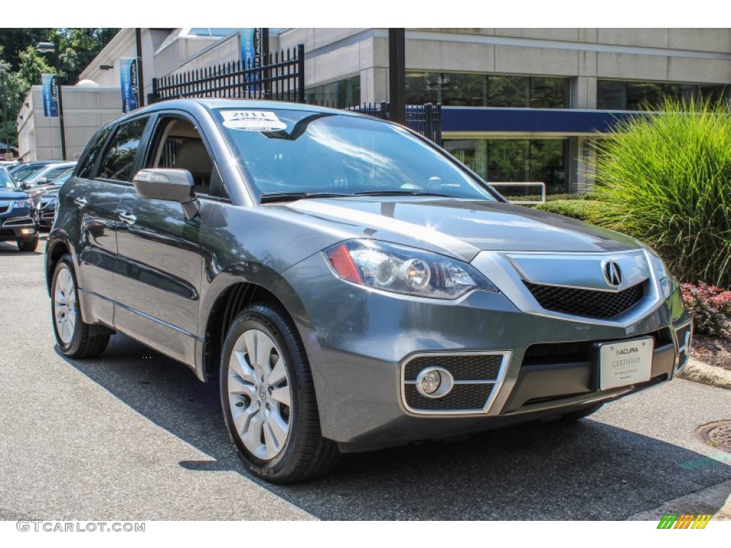 2011 RDX SH-AWD - Polished Metal Metallic / Taupe photo #1