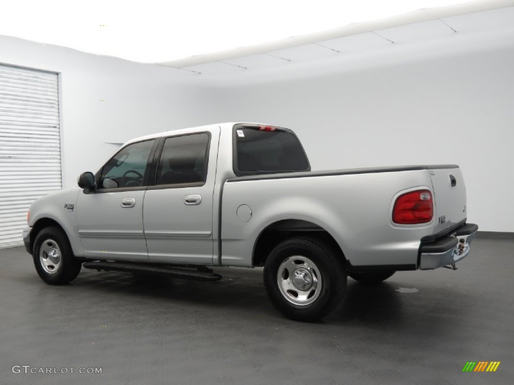 2003 F150 XLT SuperCrew - Silver Metallic / Medium Graphite Grey photo #3
