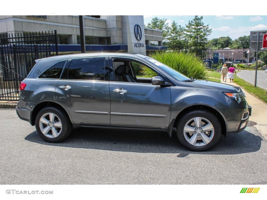 Polished Metal Metallic 2010 Acura MDX Technology Exterior Photo #84009837
