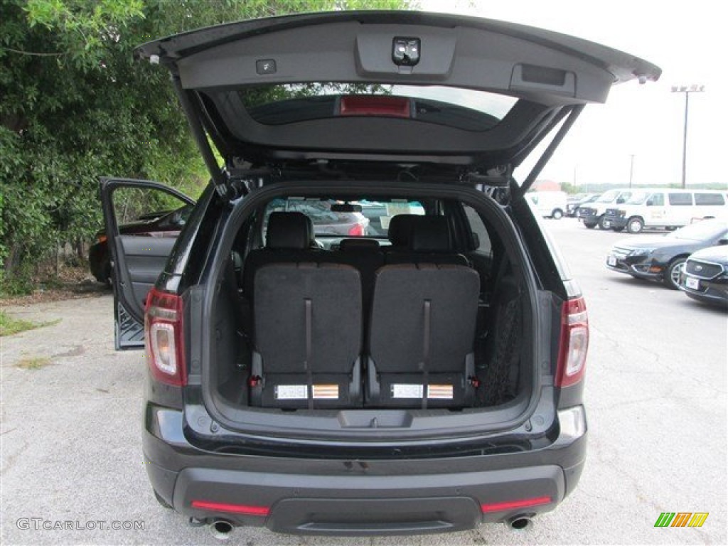 2013 Explorer Sport 4WD - Tuxedo Black Metallic / Charcoal Black photo #13