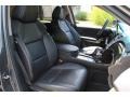 2010 Acura MDX Ebony Interior Front Seat Photo