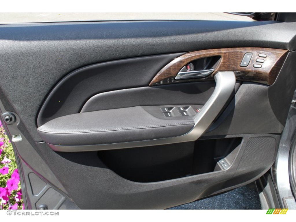 2010 Acura MDX Technology Ebony Door Panel Photo #84010044