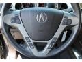 2010 Acura MDX Ebony Interior Steering Wheel Photo