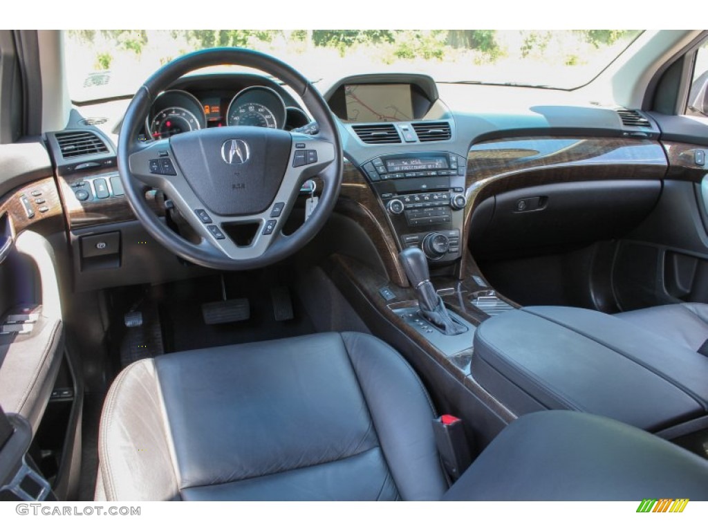 Ebony Interior 2010 Acura MDX Technology Photo #84010206