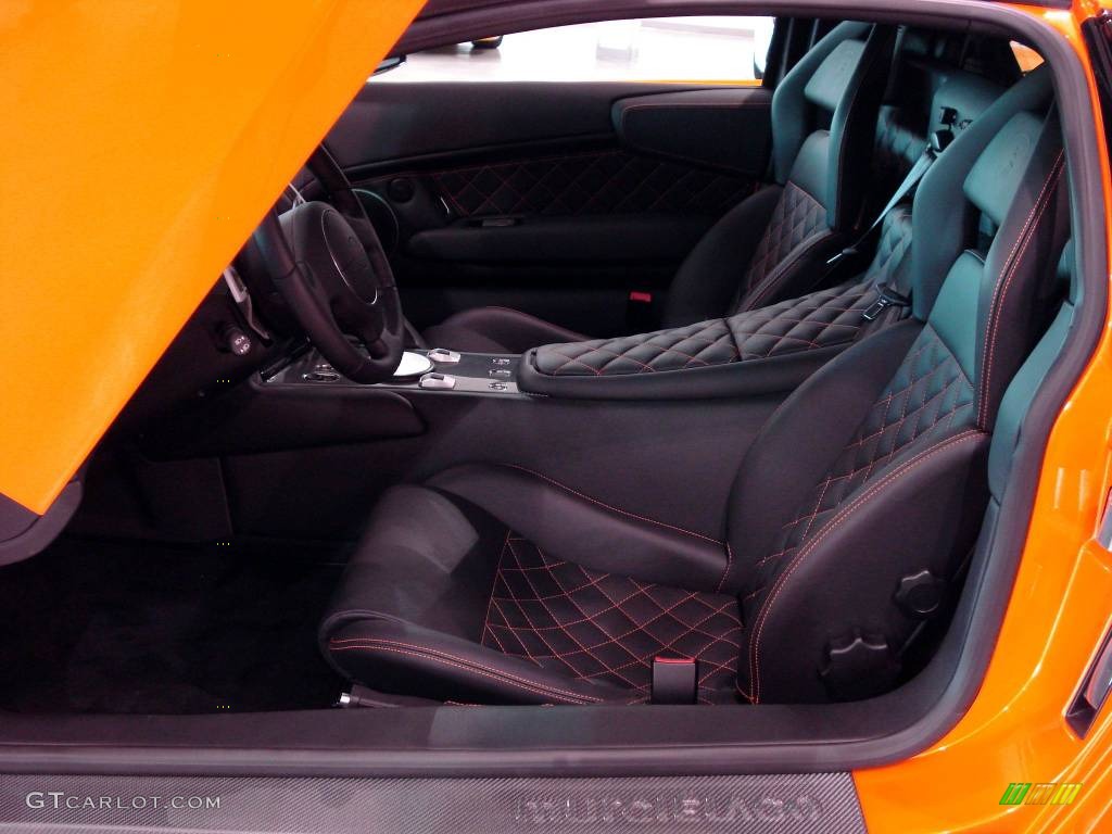Nero Perseus Interior 2009 Lamborghini Murcielago LP640 Coupe Photo #840104