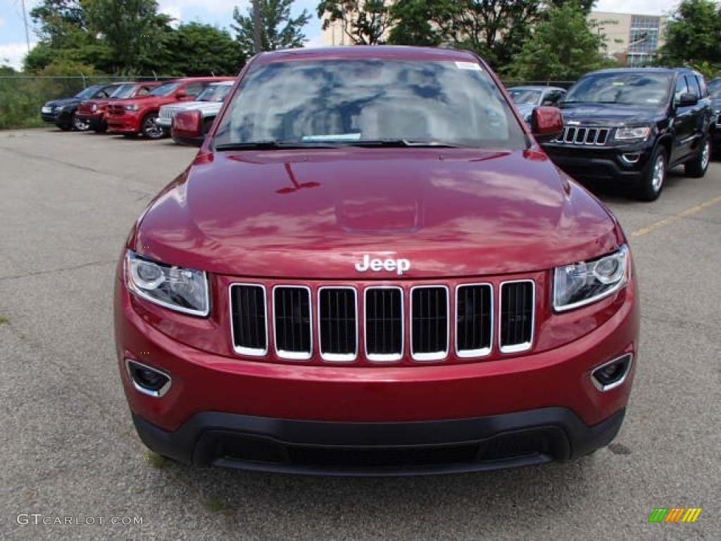 2014 Grand Cherokee Laredo 4x4 - Deep Cherry Red Crystal Pearl / New Zealand Black/Light Frost photo #3