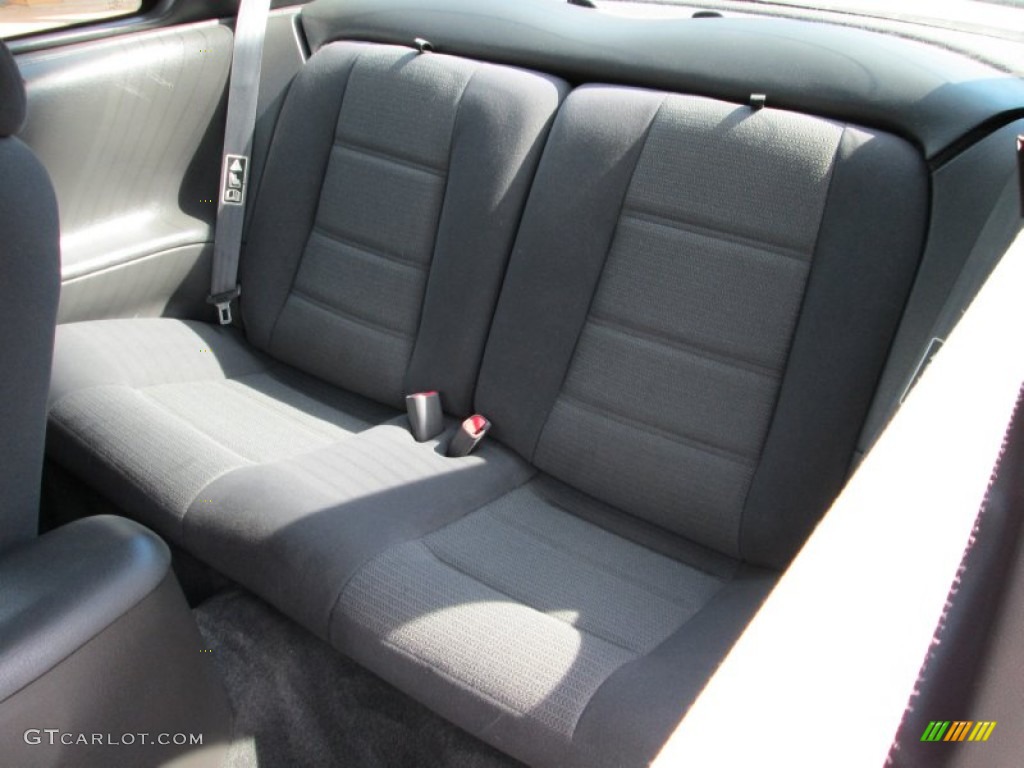 2001 Mustang V6 Coupe - Mineral Grey Metallic / Dark Charcoal photo #12