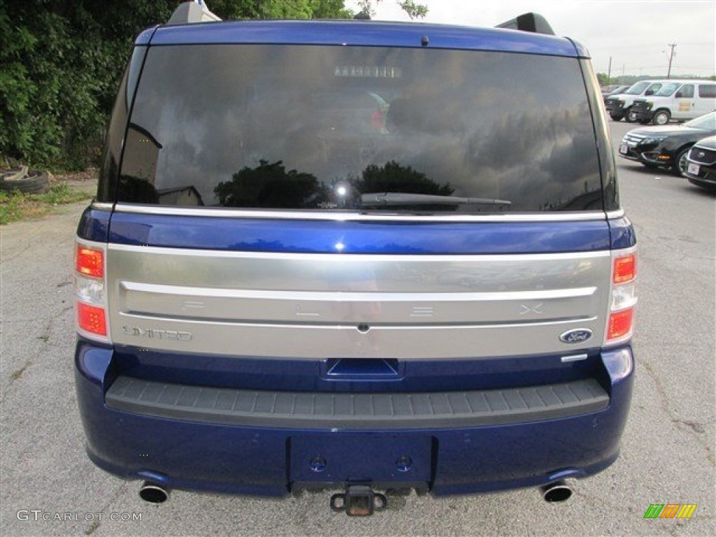 2013 Flex Limited EcoBoost AWD - Deep Impact Blue Metallic / Dune photo #5