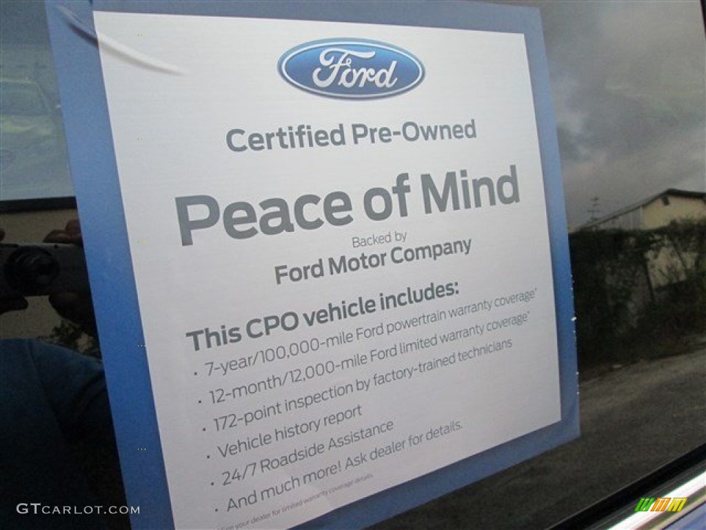 2013 Flex Limited EcoBoost AWD - Deep Impact Blue Metallic / Dune photo #7