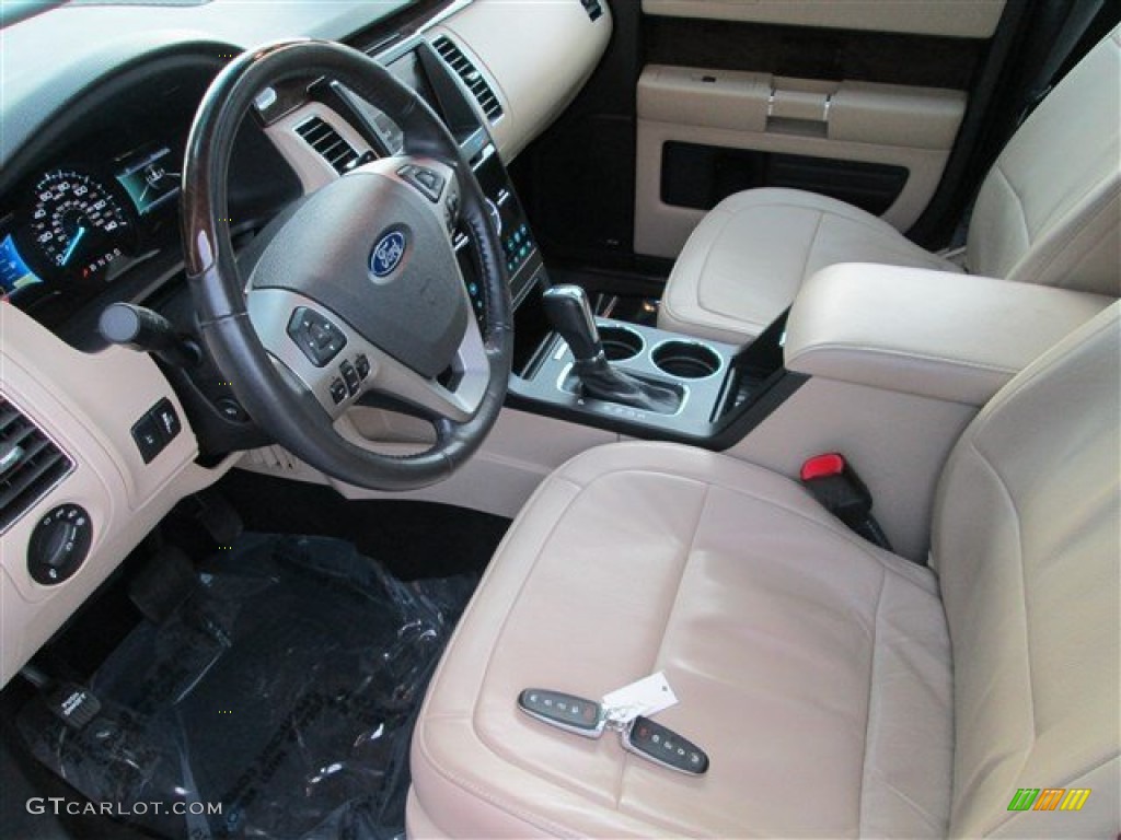 2013 Flex Limited EcoBoost AWD - Deep Impact Blue Metallic / Dune photo #8
