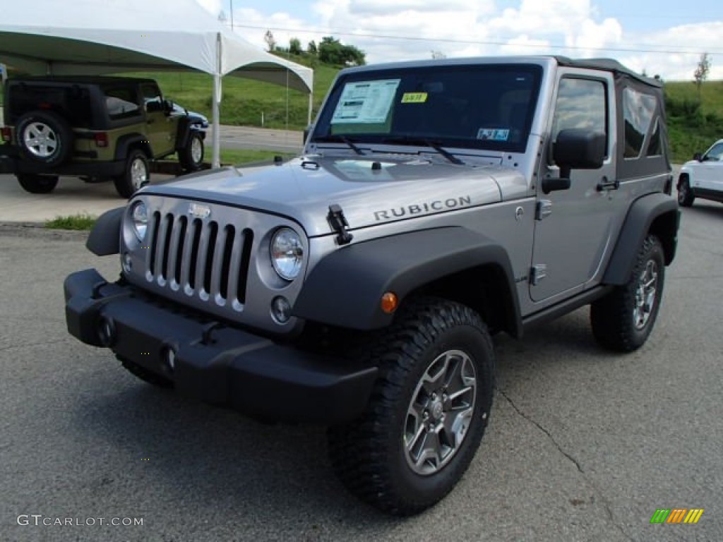 Billet Silver Metallic 2014 Jeep Wrangler Rubicon 4x4 Exterior Photo #84011490