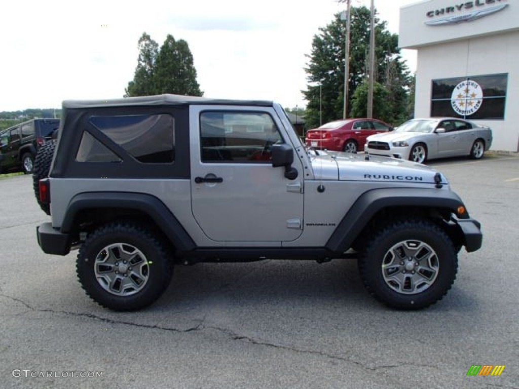 Billet Silver Metallic 2014 Jeep Wrangler Rubicon 4x4 Exterior Photo #84011562